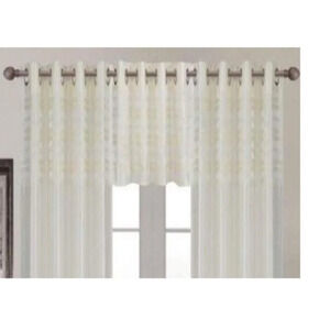Dainty Home Barcelona Grommet Valance, 55 by 84-In